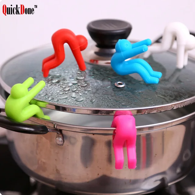 Silicone Pot Lid Holders Pair 1