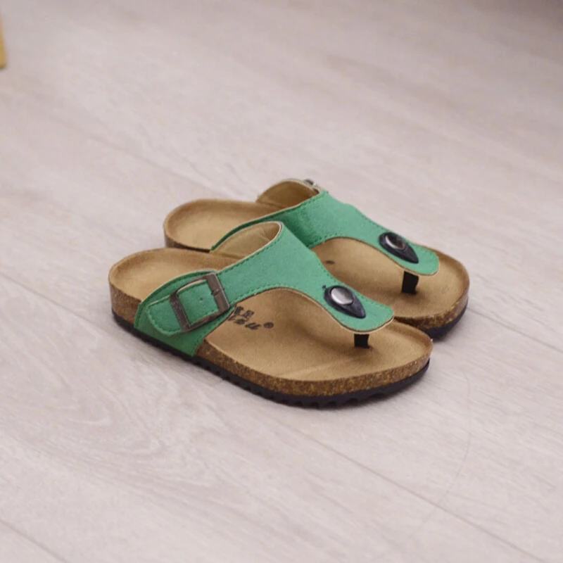 2017 летние новые стильные детские пробковые сандалии для мальчиков и девочек