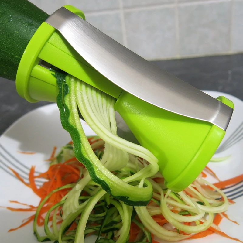

Vegetable Spiral Slicer Vegetable Spiralizer Fruit Grater Spiral Slicer Cutter Spiralizer Carrot Cucumber Courgette Cooking Tool
