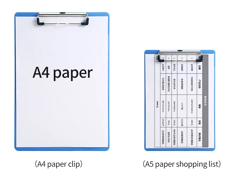 Прозрачный A4 письменная доска для рисования простой буфер обмена Бумага папка с зажимом папка отчет папка канцелярские принадлежности для студентов H107B