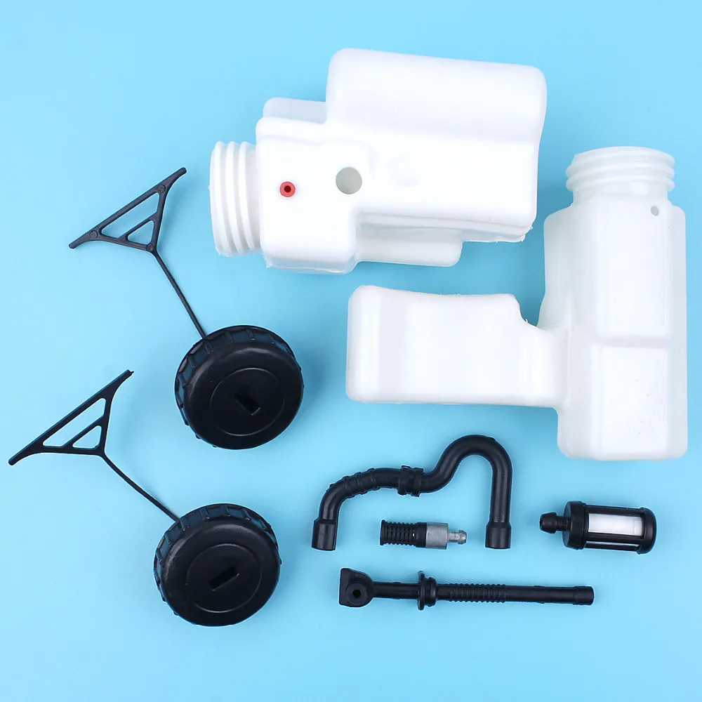 Gas Fuel Oil Tank W/ Cap Fuel Oil Filter Line Hose Kit for Stihl 017 018 MS170 MS180 Chainsaw