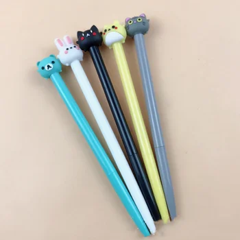 

4pcs/set new lovely Rabbit Cat Mechanical Pencil Cartoon Animal Automatic Pens Korean Stationery Student