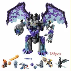 Knights The Stone Colossus Of Ultimate Destruction, совместимый с 70356 блочным комплектом, строительные игрушки для детей, рождественский подарок