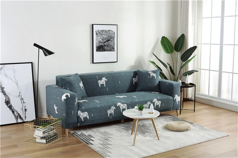 Современный простой анти скользкий чехол 1 шт. милое полиэстерное покрытие для дивана мебель протектор съемный цветочный принт эластичный диван крышка