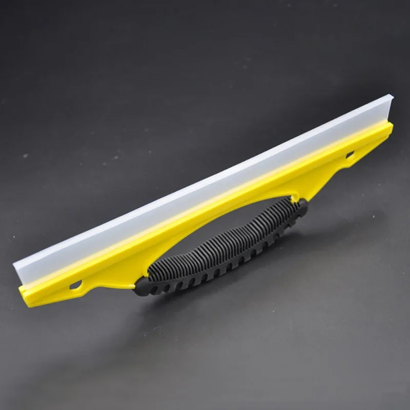 New Car Cleaner Squeegee Wiper Plate Silicone Blade Soap With Embowed Handle Windshield Washing Brush Window Cleaning Tool