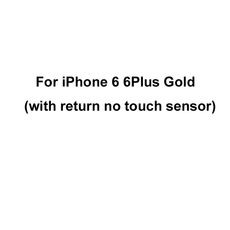 Сенсорный датчик отпечатков пальцев гибкий кабель для iPhone 5S 6 6 Plus 6S 6S Plus 7 7 Plus Кнопка возврата домой отпечатков пальцев Touch ID - Цвет: For 6 6Plus Gold