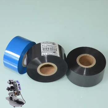 

Black Width 35mm length 100m chemical hot stamping foil for packing bags