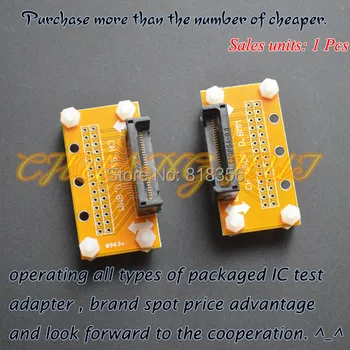 

TEST SSOP8-SSOP54 test socket Pitch=0.8mm SSOP IC TEST SOCKET Width can be adjusted freely without restriction