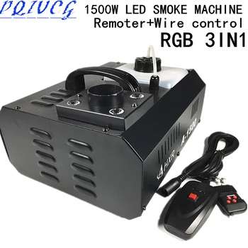 

2018 new! / 4X3W RGB 3in1 1500W led smoke machine /led Column machine / fog machine of professional DJ equipment