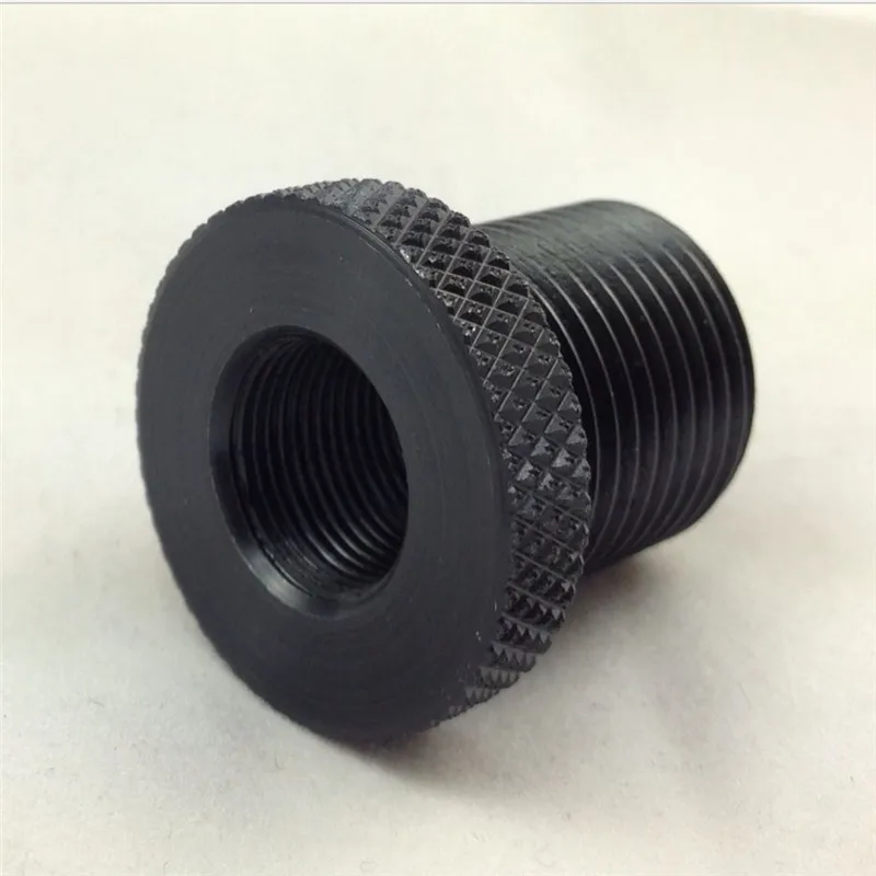 

1PCS Automotive Car Oil Filter Threaded Adapter 1/2-28 to 3/4-16 Black