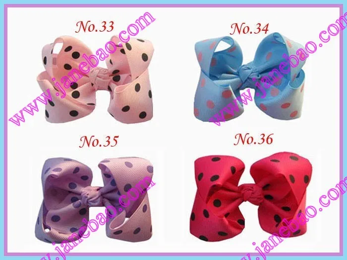 free shipping 300pcs 4.5 Inch ABC Hair Bow clip ac...