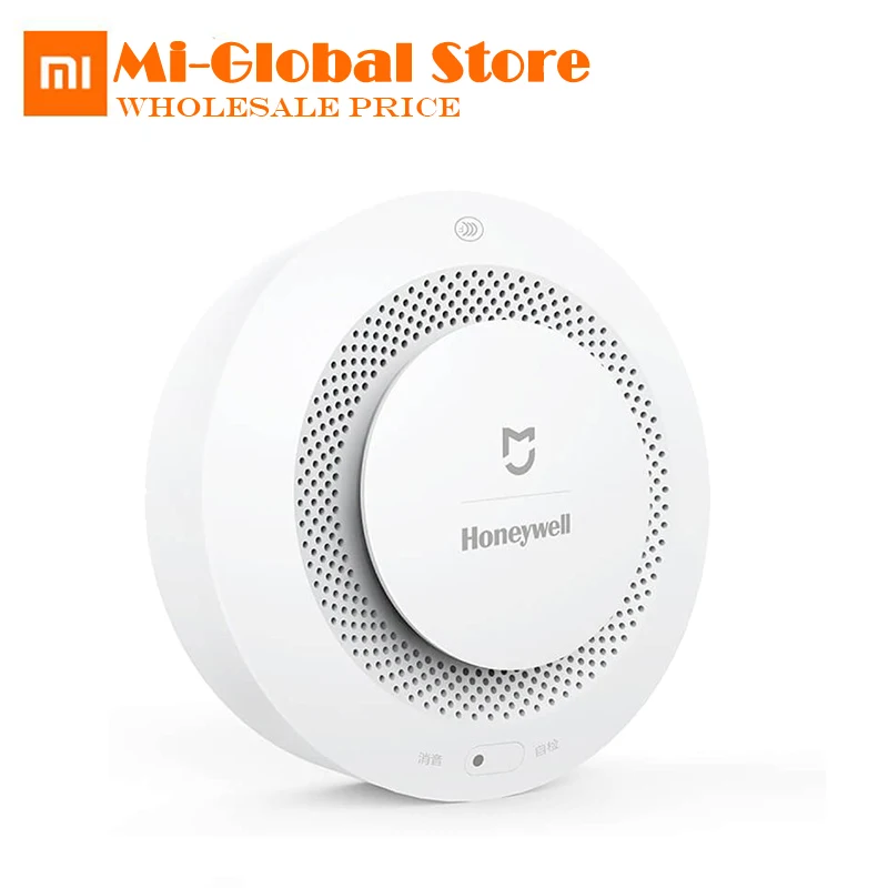 Original Xiaomi Mijia Honeywell Smart Fire Alarm Detector Photoelectric Smoke Sensor Remote Linkage Mihome APP Work