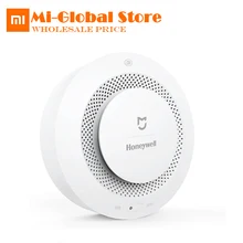 D’origine Xiaomi Mijia Honeywell Intelligent D’alarme Incendie Détecteur de Fumée Photoélectrique Capteur À Distance Lien Mihome APP Avec Passerelle