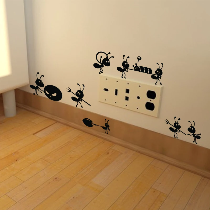 Ant-house-Moving-Art-wall-stickers-Cartoon-ants-home-decor-Vinyl-wall-decals-Glass-stickers-home (2)
