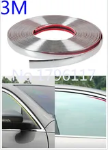 3m/rolo de largura diversificada adesivo de carro tira cromo estilo do carro porta moldando guarnição automotivo carro auto porta moldando guarnição do carro-estilo