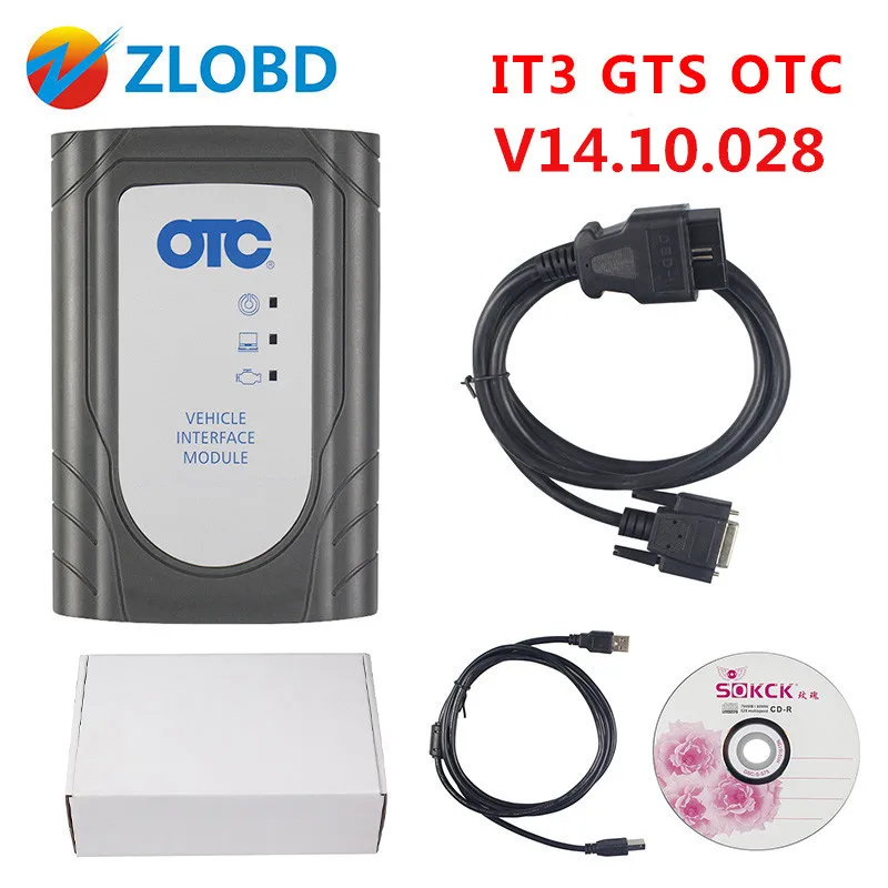 OTC плюс 3 в 1 GTS TIS3 OTC сканер forToyoya IT3 V14.30.023 Global techstream для Toyota OTC Plus Nissan consult volvo dice - Цвет: OTC