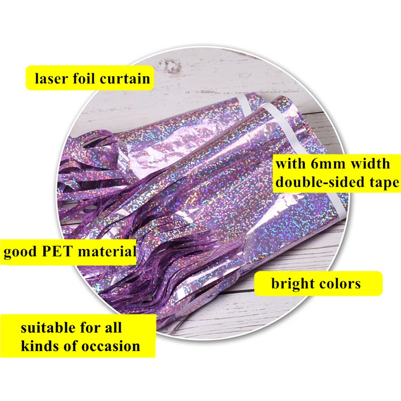 2 м 3 м 4 М Металлическая Лазерная Фольга занавеска блестящая мишура бахрома кисточка День рождения Свадебная вечеринка фон стенд украшения реквизит для фотосессии
