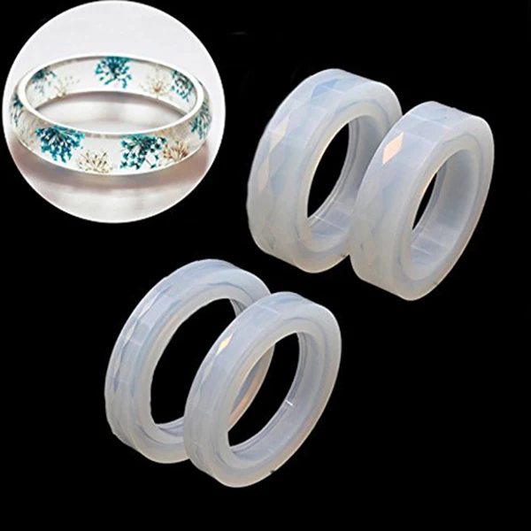 4 шт силиконовые формы круглый для изогнутый браслет ювелирных изделий DIY