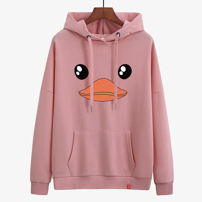 Осенние толстовки Женские кофты с длинным рукавом Кот Kawaii хлопок корейский Bluzy