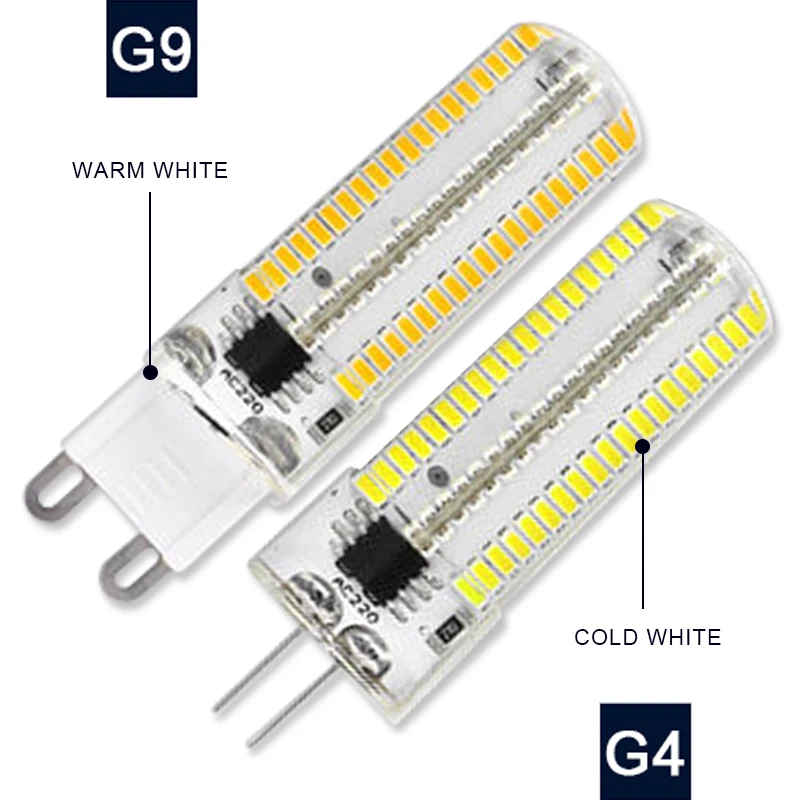 

AC110V 220V LED Lamp G9 G4 Corn Ball 3W 5W 7W 9W 12W spotlight Replacement Halogen light leds home lampada decoration lighting