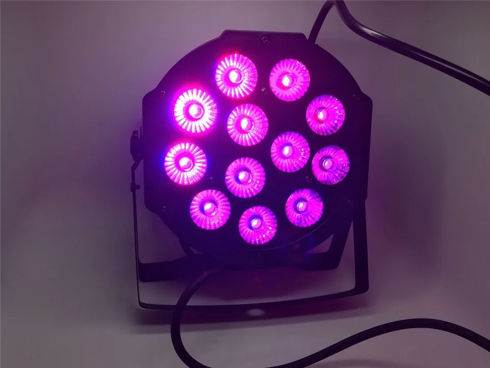 2 шт./лот светодиодный прожектор par с мультичипом RGBWA UV rgbw 4в1 6в1 LED DJ Wash Light Stage Uplighting