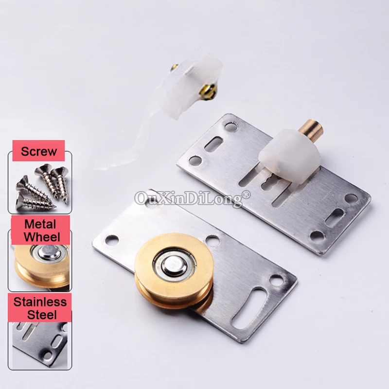 High Quality 4sets Heavy Duty Sliding Door Wheels Pulleys Rollers