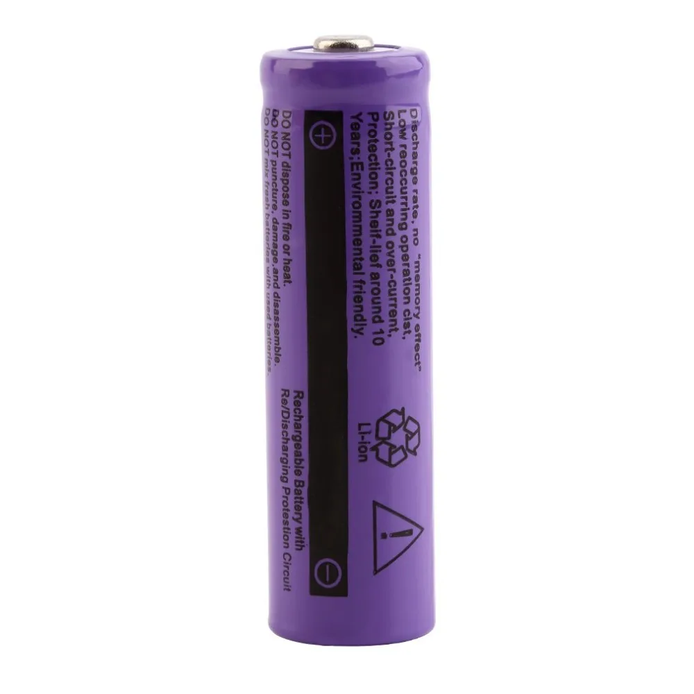 4pcs 3.7V 2300mAh 14500 AA Li-ion Rechargeable Battery For LED Flashlight UEl
