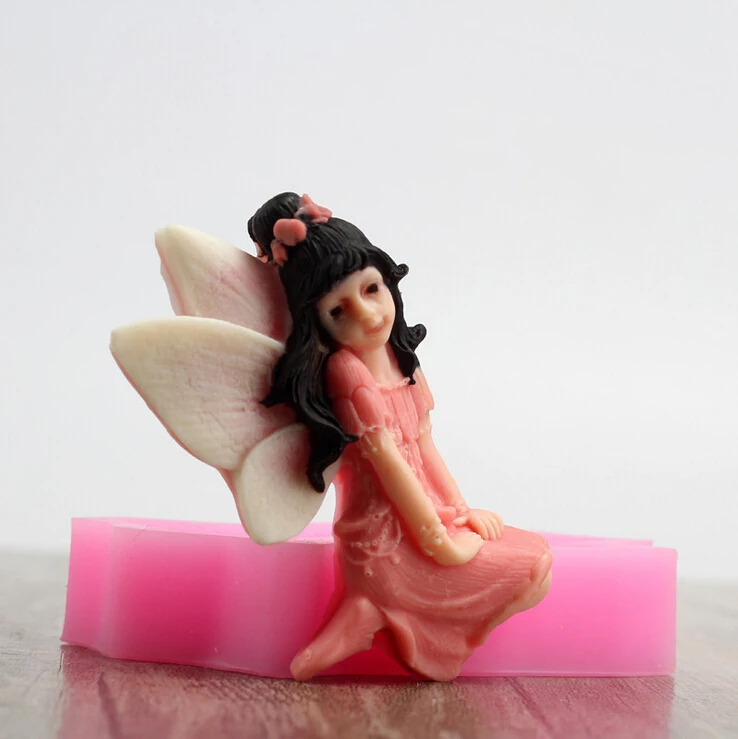 

Luyou New Arrival DIY Cute Angel Boy Shape 3D Silicone Cake Mold Fondant Cake Tools For Happy Birthday Decoration FM657