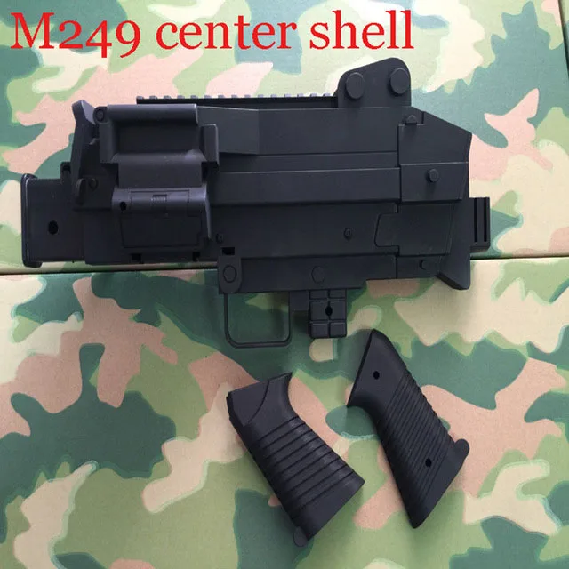 Электрический водяной пистолет для M249, Специальный корпус, удерживающий сердце, трёхволновая коробка, барабанный переключатель, аксессуары, колпачок для игры на открытом воздухе - Цвет: 9
