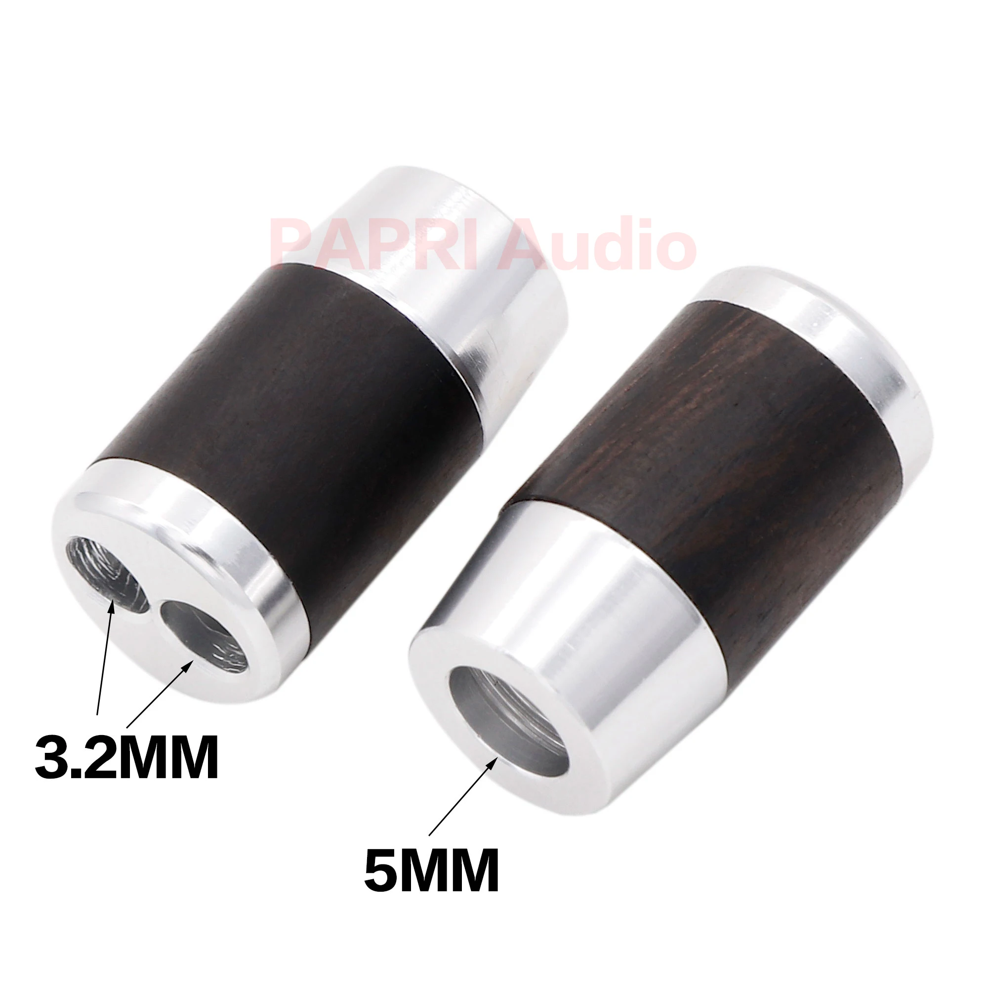 PAPRI Newest 1PCS Adapter Slider For DIY Upgrade Headphone Cable Splitter One HiFi Sandalwood Cable Pants