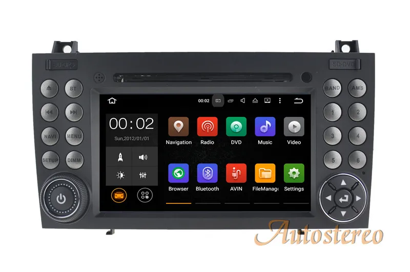 " 4 ядра Android 5,1 dvd-плеер автомобиля gps навигации стерео блок для MERCEDES-BENZ SLK SLK200 SLK280 SLK350 SLK55 2004-2012