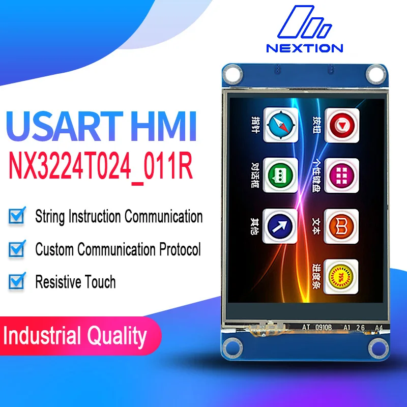 

100 X 2.4" English Version Nextion Basic HMI Intelligent Smart USART UART Serial Touch TFT LCD Module Display Panel for Arduino