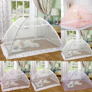 

2019 New Kid Baby Mosquito Net Bed Kids Canopy Bedcover Portable Outdoor Folding Bedding Dome Mosquito Net