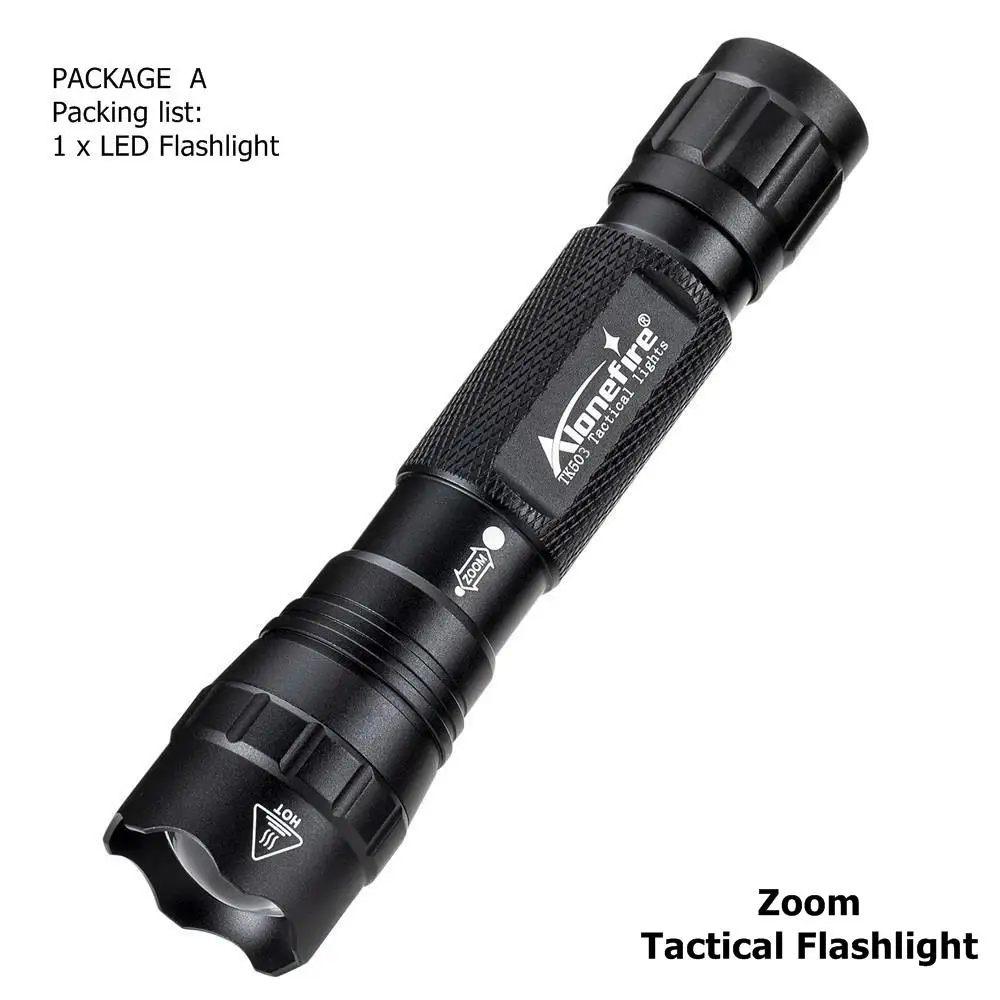 AloneFire tk503 тактический фонарь для оружия инфракрасное излучение ИК ночного видения Тактический светодиодный фонарь для ночной охоты - Испускаемый цвет: PACKAGE  A