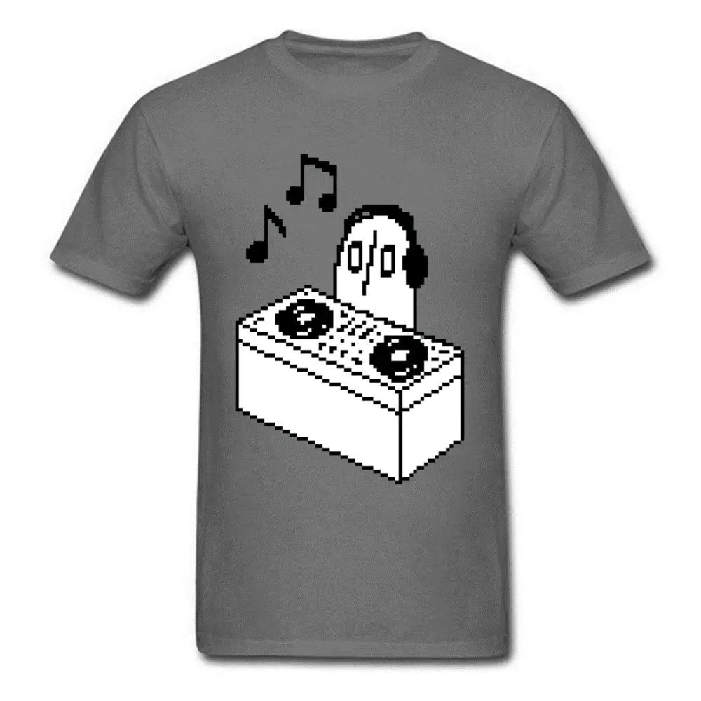 Napstablook DJ Pixel Arts 18275 Men Newest Tops Tees Crew Neck Mother Day 100% Cotton Fabric T-shirts Normal Tops Shirt Napstablook DJ Pixel Arts 18275 carbon