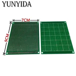 98-18 Бесплатная доставка 2 шт. 7x9 см одной стороне печатной платы Прототип Универсальный печатные платы