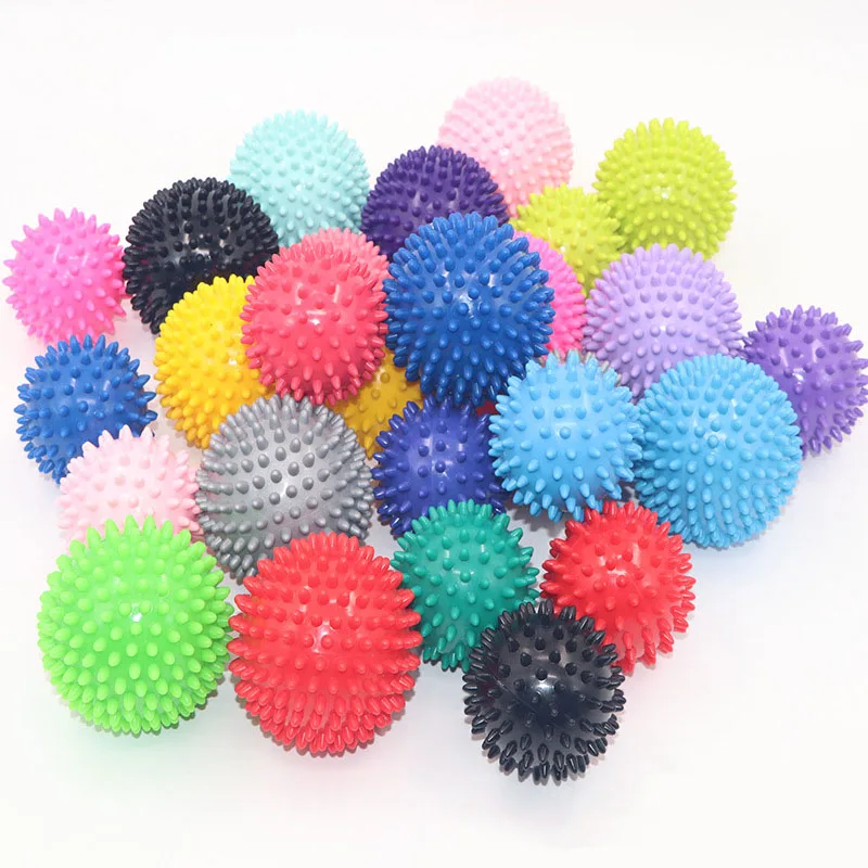 

Massage Ball Spiky Gym Yoga Fitness Ball Trigger Point Stress Relief 9cm Portable Muscle Relaxation Pelvic Exercise Sports