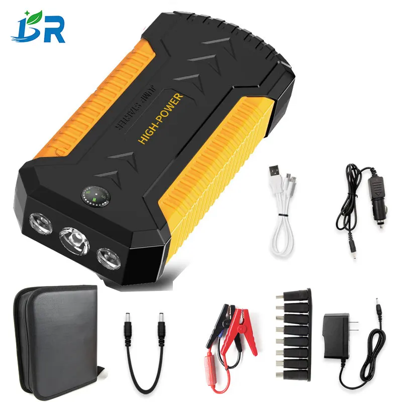  Car Jump Starter power bank 12V emergency car battery booster Multi-function car starter start hot 