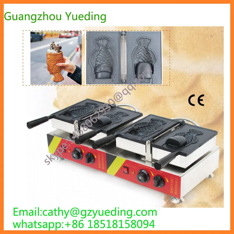 

Digital temperature control Snack Taiyaki Machine/ fish waffle machine