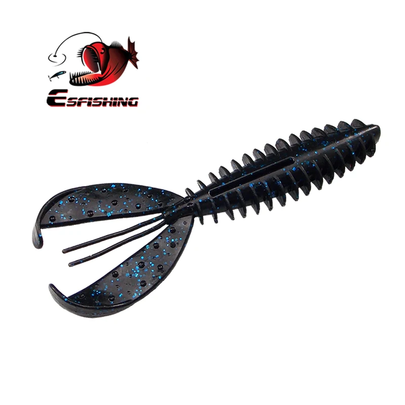 ESFISHING мягкие приманки Chunk Craw 6 шт. 110 мм мягкие приманки ПВА воблеры для троллинга форели воблеры