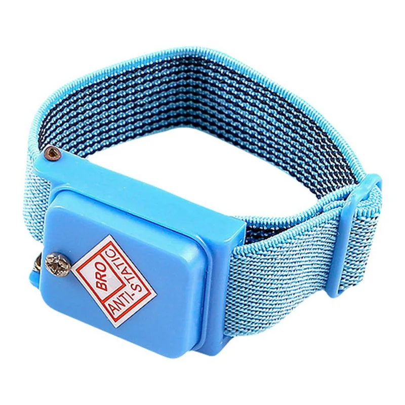 

Anti Static Bracelet Electrostatic Cordless Wireless Adjustable ESD Discharge Cable Wrist Band Strap Hand With Spare Wristband