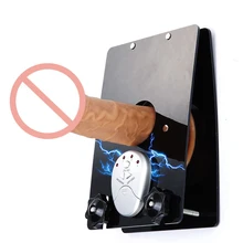 Adult Diary Electric Shock Ball Crusher Torture Chastity Device Sex Toys for Men Penis Testicle Stretcer