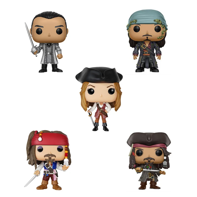 

Pirates of the Caribbean Jack Sparrow Action Figures 10cm
