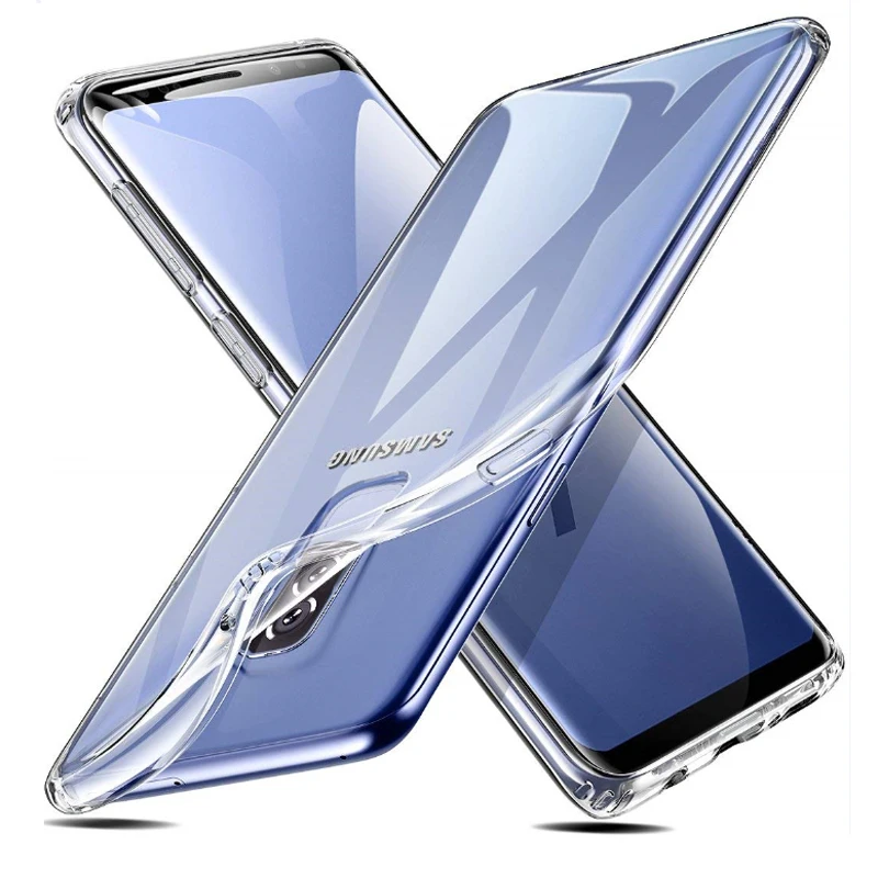 

SUREHIN cover for Samsung galaxy S8 Plus S10e S9 S10 Plus S7 edge Note 8 9 case soft clear silicone protective slim case cover