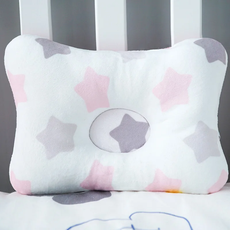 Bedding Muslinlife Head Protection Cushion Pillow Newborn Baby Kids Pillows Animal Printed Cotton Kids Pillow Sleep Positioner Dropship down comforter Bedding