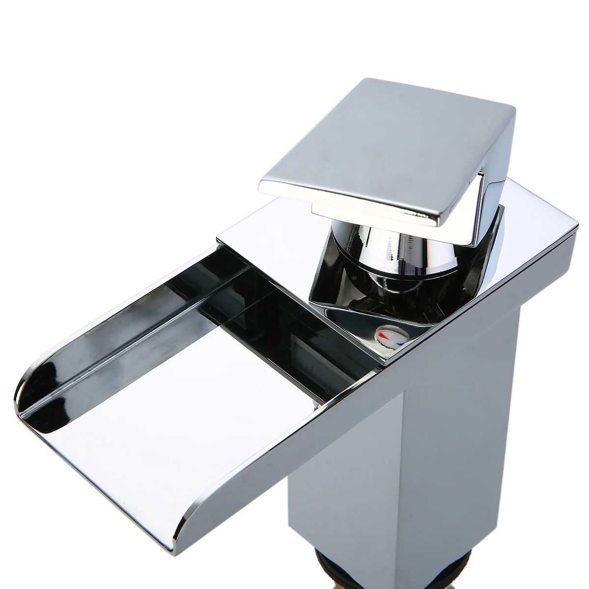 

1 pcs Brass Ceramic Valve 1.8 GPM Waterfall Basin Mixer Tap Kitchen Bathroom Single Handle Single Hole Sink Bathroom Faucets