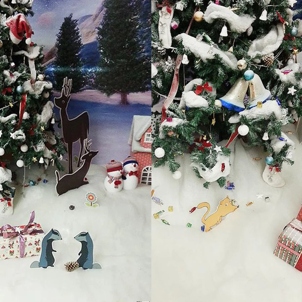1 упаковка замороженные запасы волшебный мгновенный снег пушистые искусственные снежинки Декор на Рождество год детские игровые принадлежности