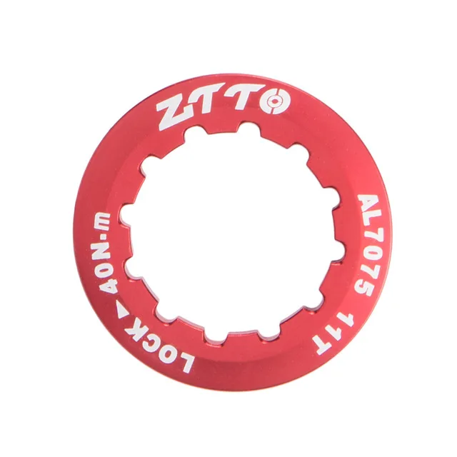 ZTTO крышка кольцевой замок 11 T AL7075 кассета MTB racefiets Сверхлегкая шапка для ZTTO shimano SRAM 9 S 10 S 11 S 12 S свободное колесо - Цвет: red
