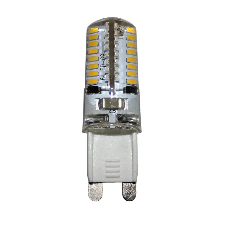 Миниатюрная Светодиодная лампа G9 7 Вт 9 12 3014 SMD 110 В переменного тока 220
