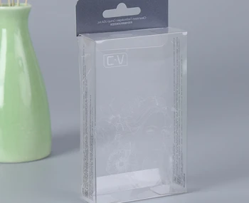 

UV Protected Custom Made Colorful Printing Clear Transparent Plastic Boxes With Hang Hole ---PX20212